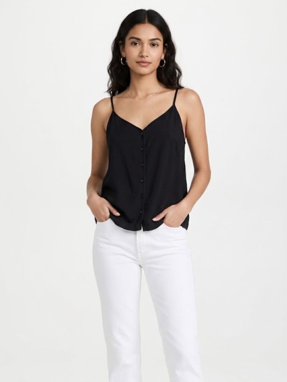 Jcrew Faux button down cami size XL